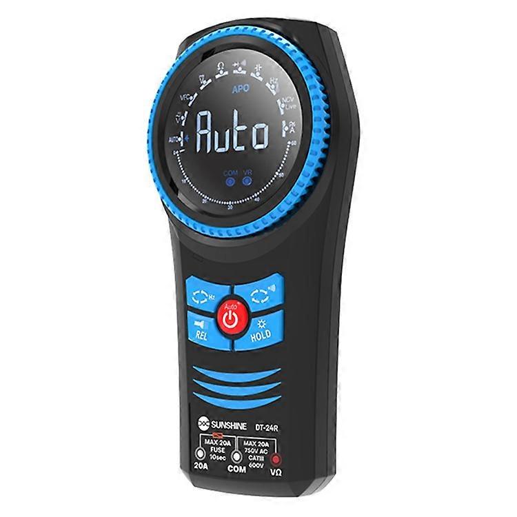 SUNSHINE DT-024R Multimetro rotativo Gamma automatica Tester di continuità di resistenza di tensione portatile