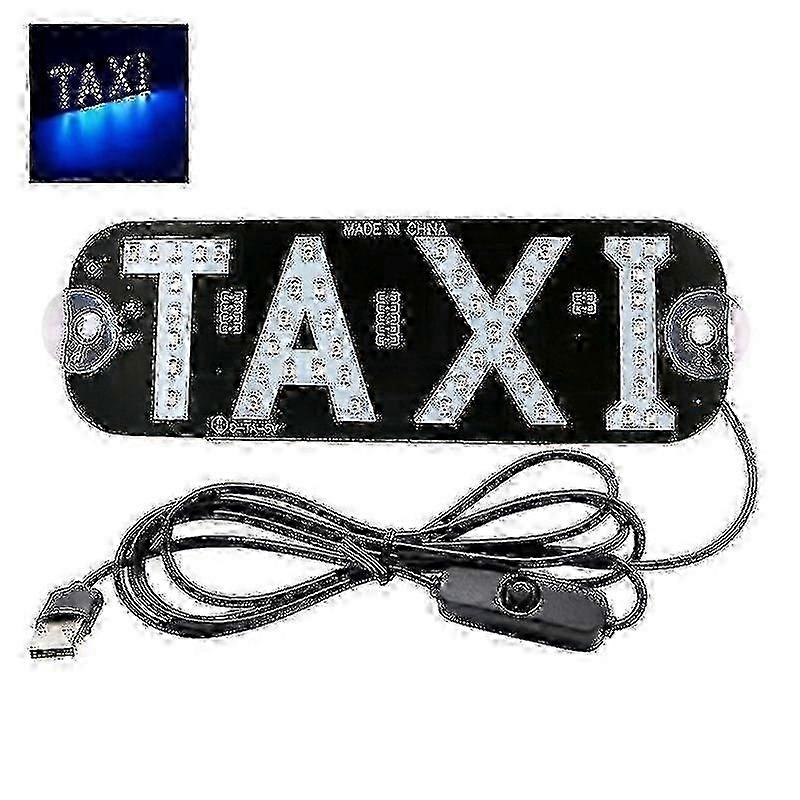 Placa de Táxi LED Traseira para Carro com Conectividade USB da Yvan-