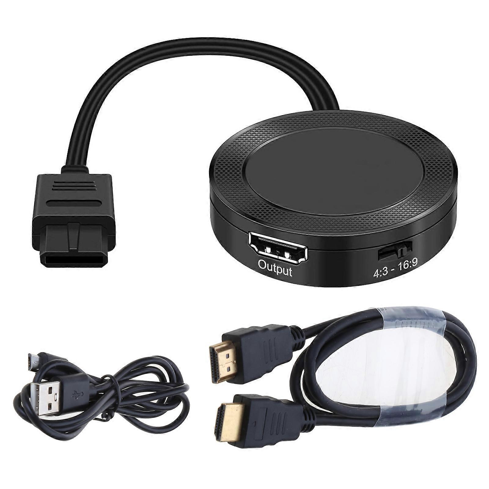 For N64 to Highly Deifinition Converters Cable, Game Consoles Video Adapters For N64 For SNES Video Converters for TV