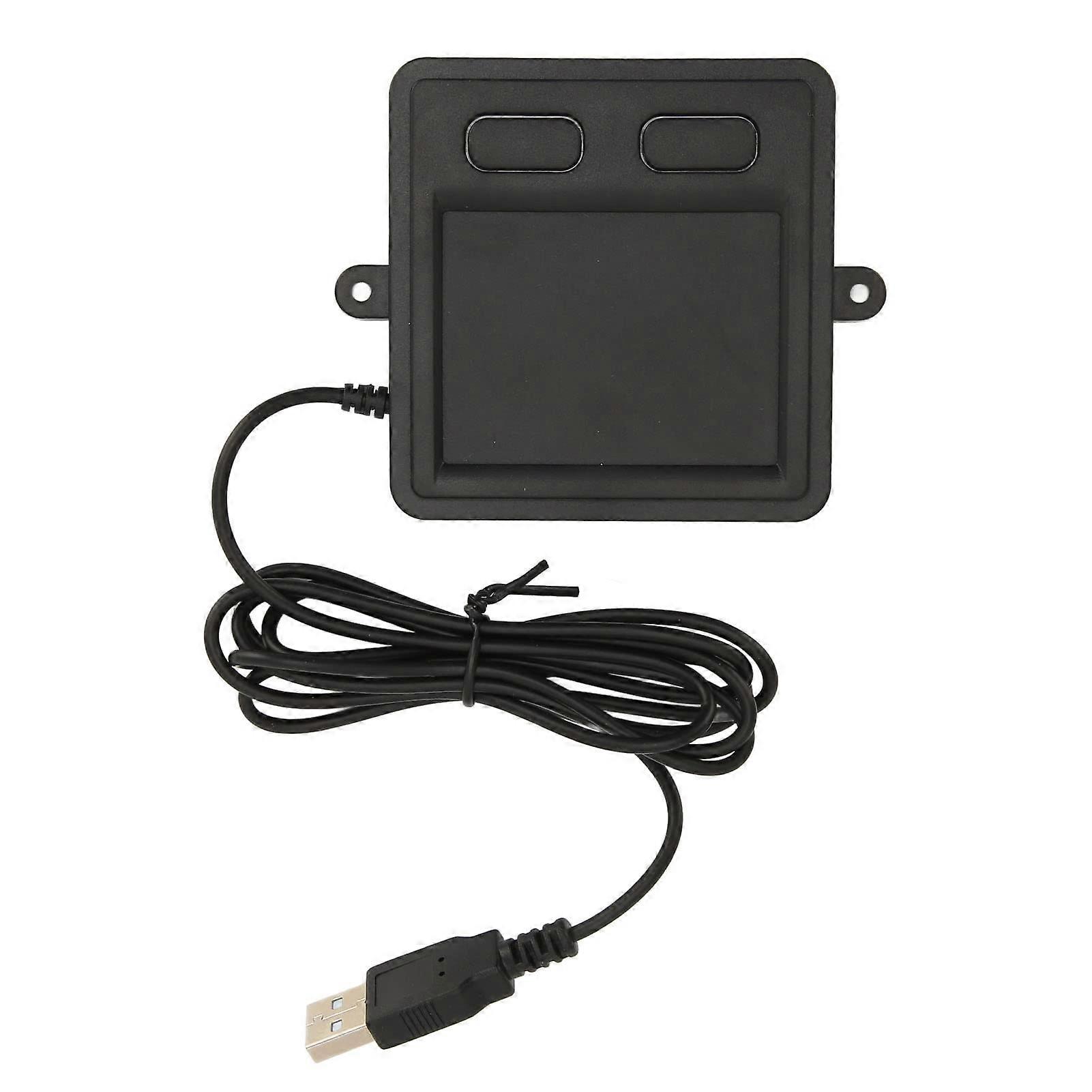 Wired USB Touchpad Portable Trackpad for Laptop and Desktop, 2-Button USB Trackpad for Home Office and Travel