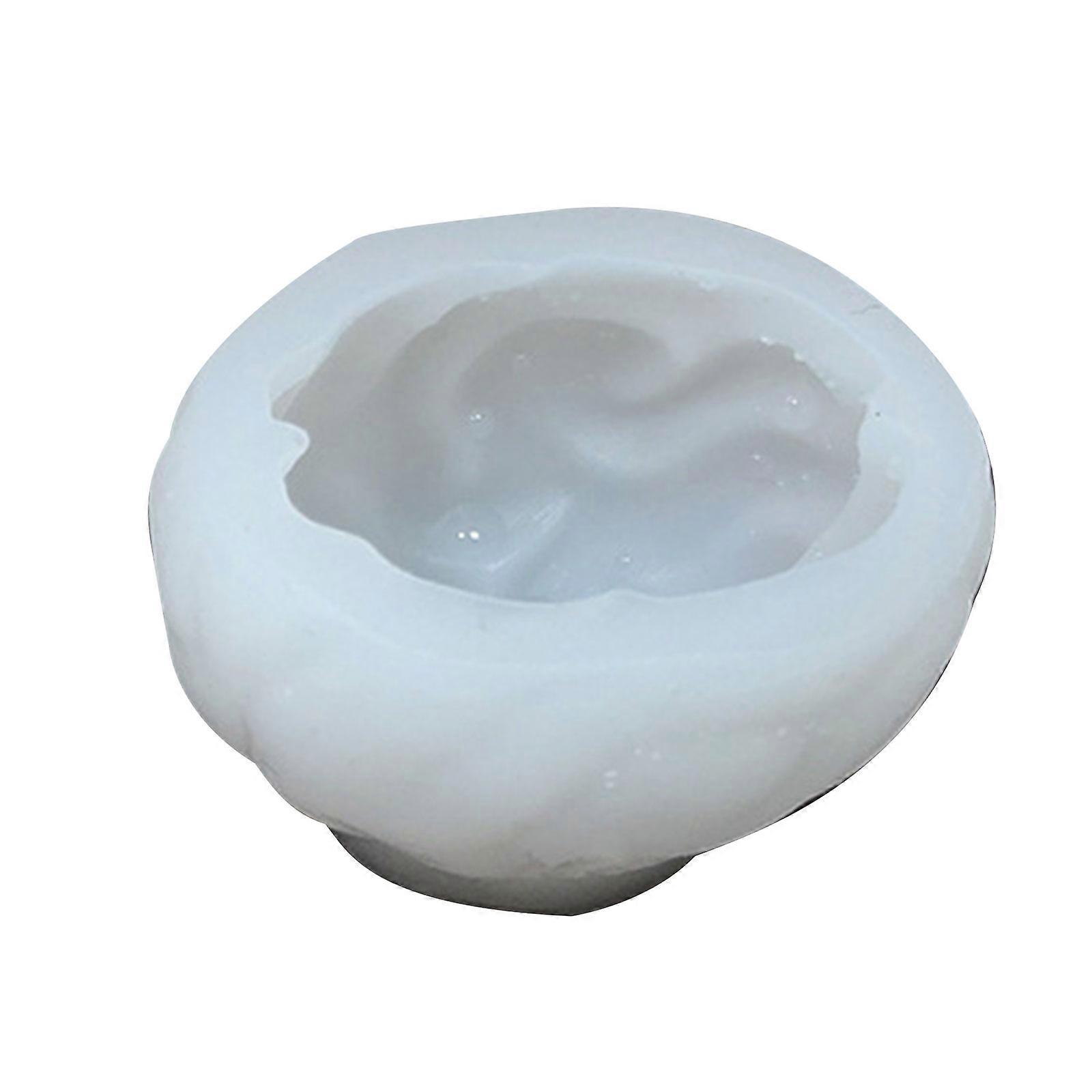 3-dimensional Candle Molds Brain Shaped Craft Art Silicone Mold for Making Candle Handmade Soap Desktop Ornaments