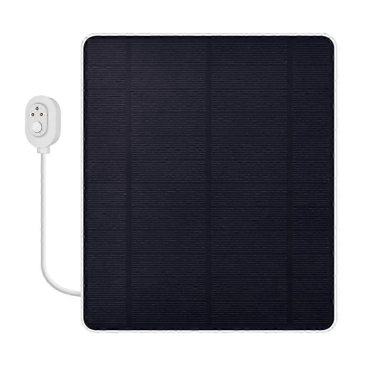 5W Solar Panel for Security Camera with Extension Cable IP65 Waterproof for Camera