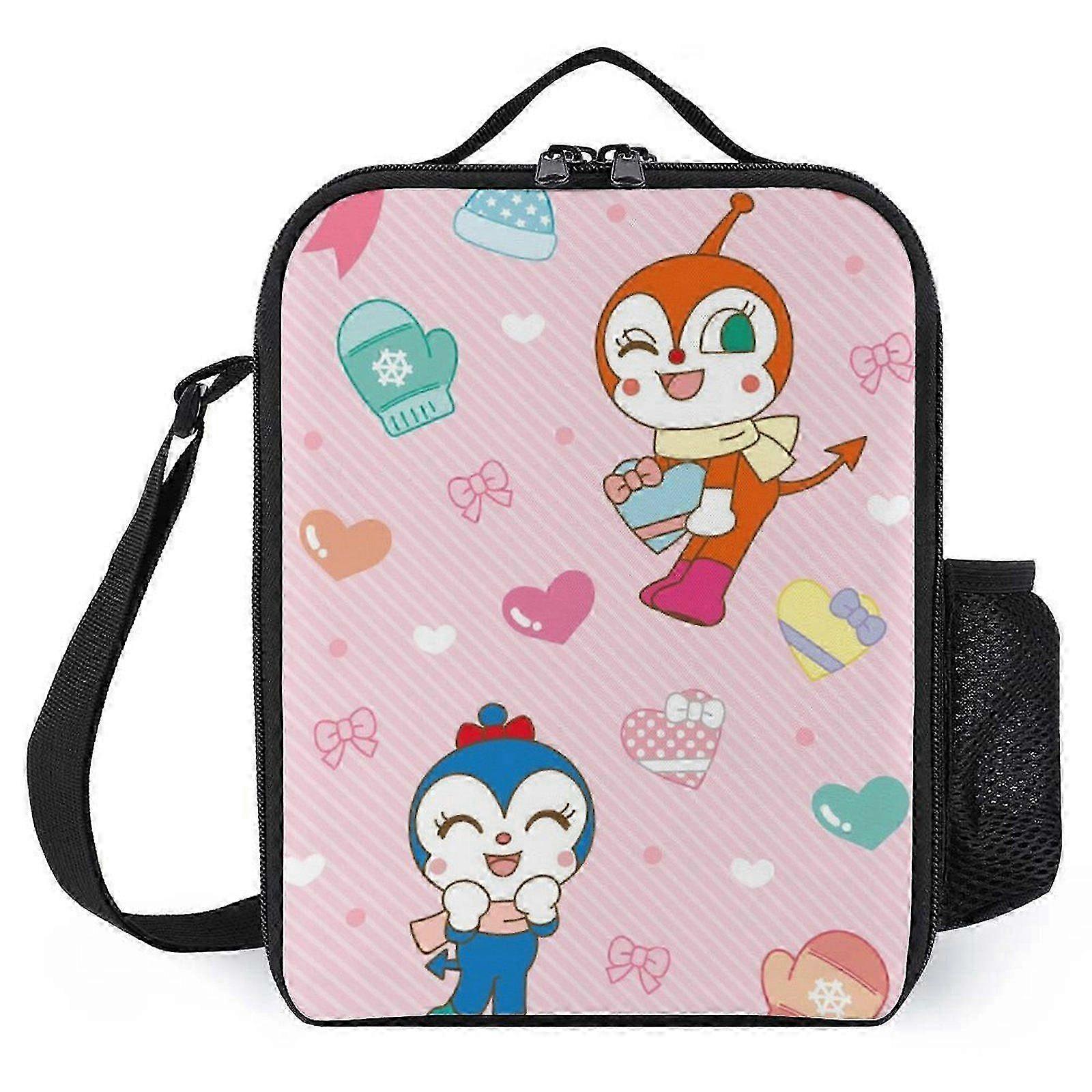 Allergy-Safe Lunch Boxes Suitable for Anpanman, Featuring Separate Compartments to Prevent Cross-Contamination, Model X3305