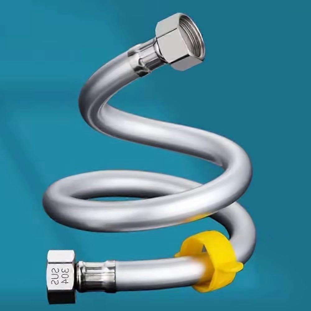 Tuyau de douche à pression Sanitaires Accessoires de salle de bain PVC Flexible Antidéflagrant Douche à main Anti-enroulement G1/2 Universel A 150cm A 150 cm