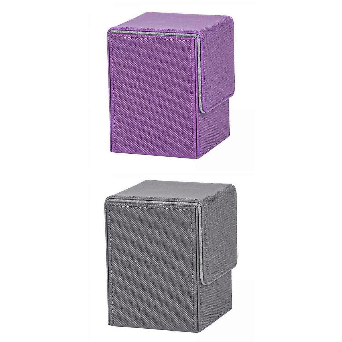 2pcs Deck Case Card Boxes Organizer Game Card Holder for Game Cards
