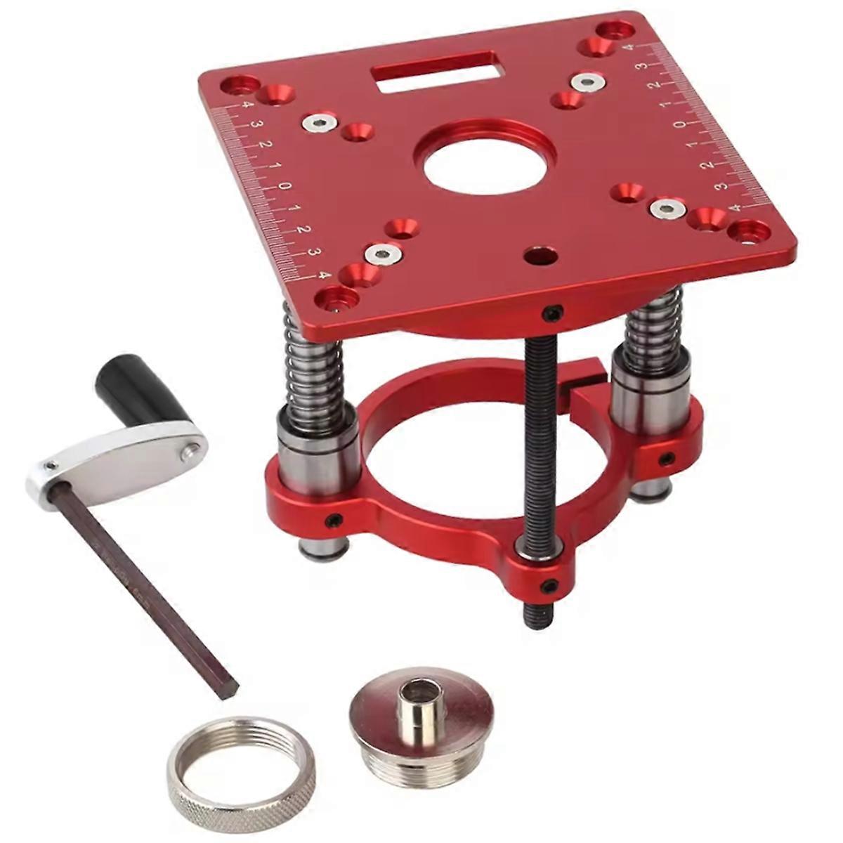 Precision Router Lift Woodworking Router Table Insert Plate Lift Base Engraving DIY Tools for 63.5-