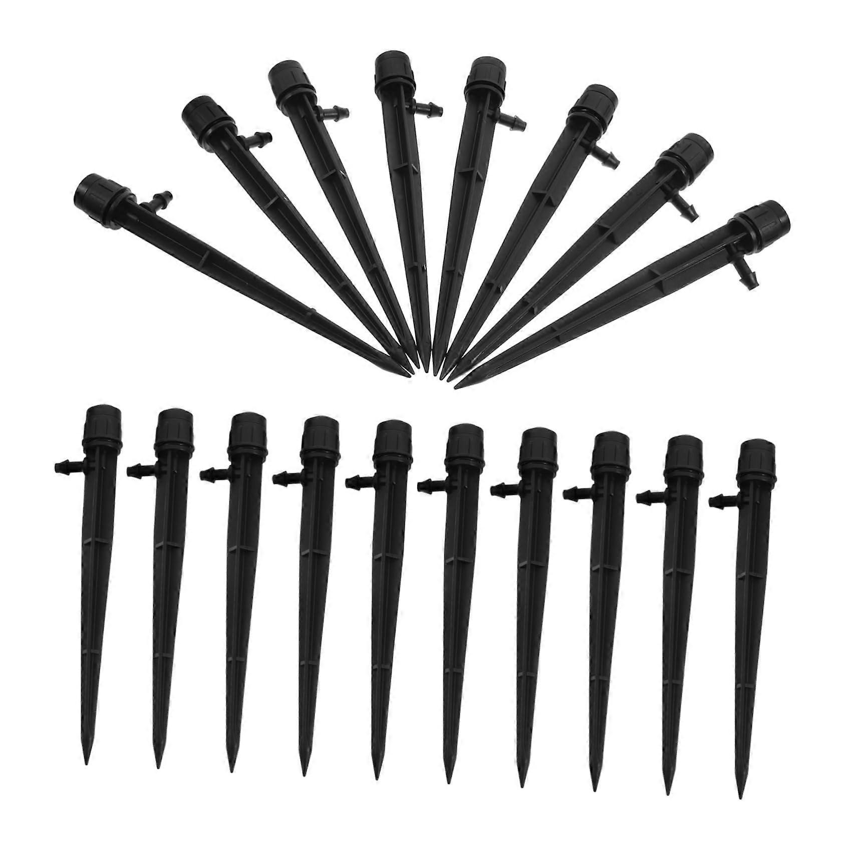 Drip Irrigation Sprinkler Heads 50pcs Stakes Simple Drip Irrigation System for Efficient Garden Watering