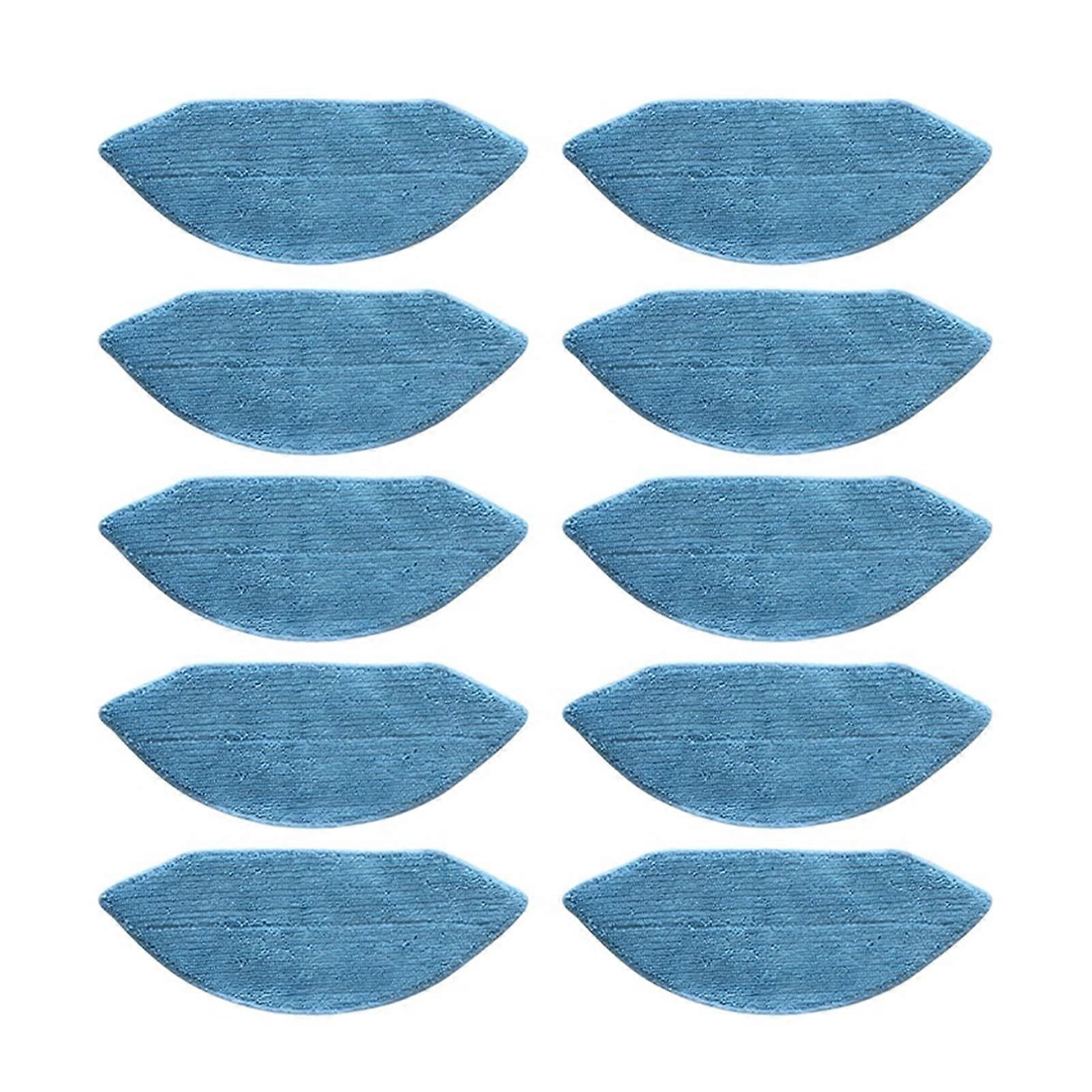 Mop Pad Wiper Set for ECOVACS DEEBOT U2 DGN22 Vacuum Cleaner, Blue Microfiber Replacement Pads, Compatible Accessories