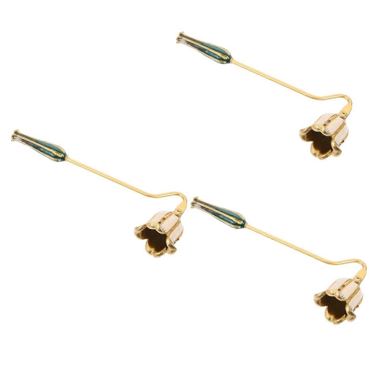 retro candle snufferenamel sleeve trimmer extinguishing sticks small rings
