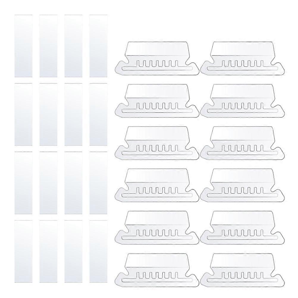 Folder Labels File Classification Office Work PVC Material Brief Design 1Set