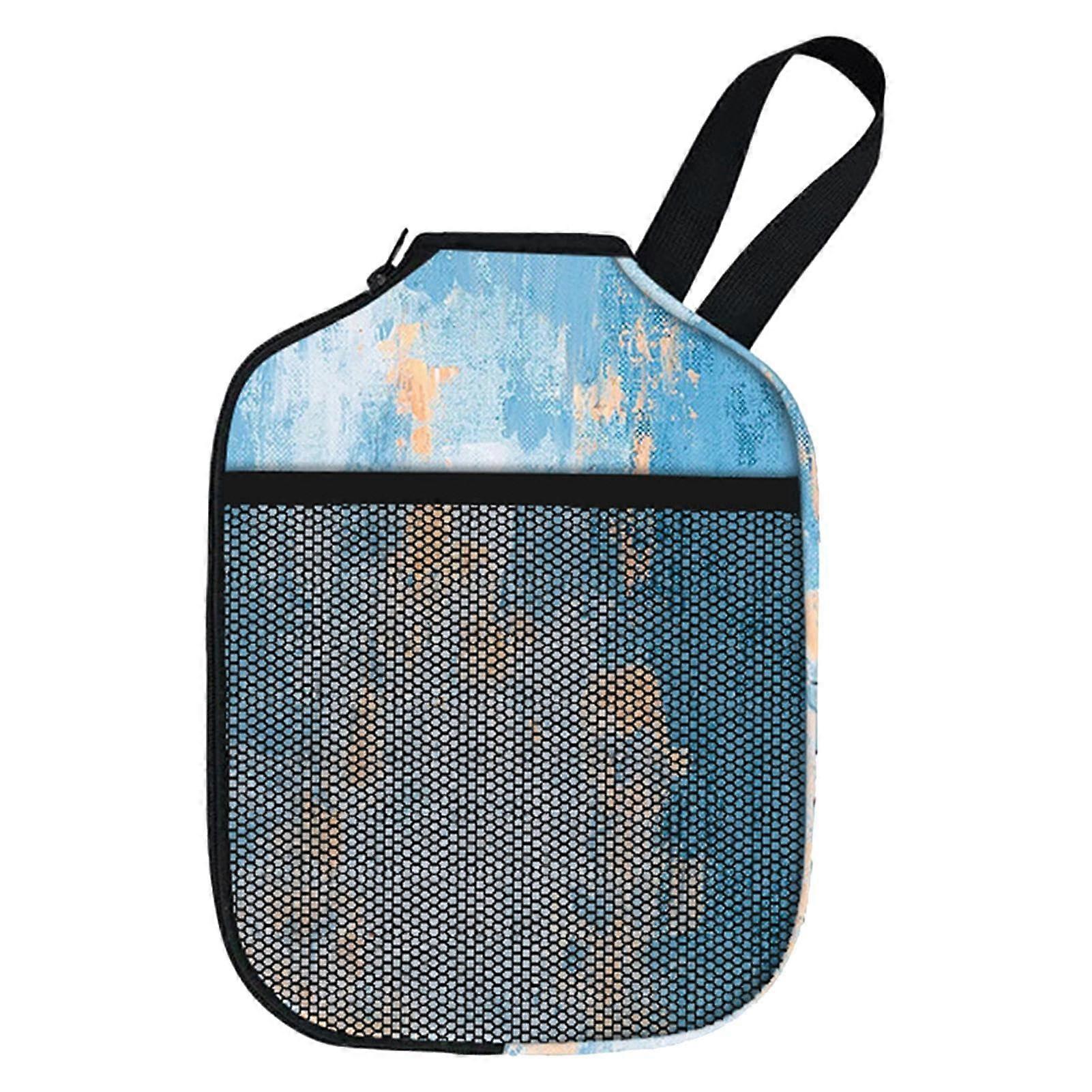 Pickleball Paddle Cover | Protective Blue Paddle Sleeve for Most Rackets, Organized Storage, Durable Material
