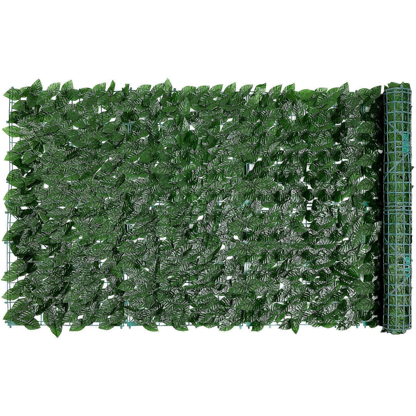 Fake Garden Fence Green Plastic Artificial Hedge with Fade-Resistant Feature for Decoration