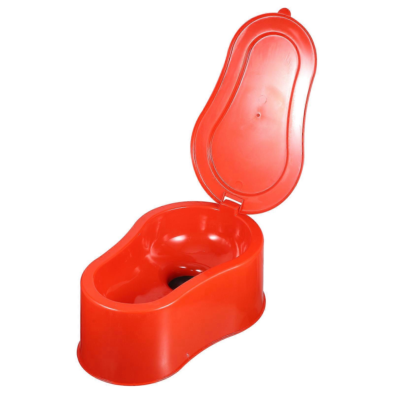 Construction Site Toilet Portable Use Odor Reduction Stable Structure Simple Design Workers 40.50X27.00X15.50CM 1Set