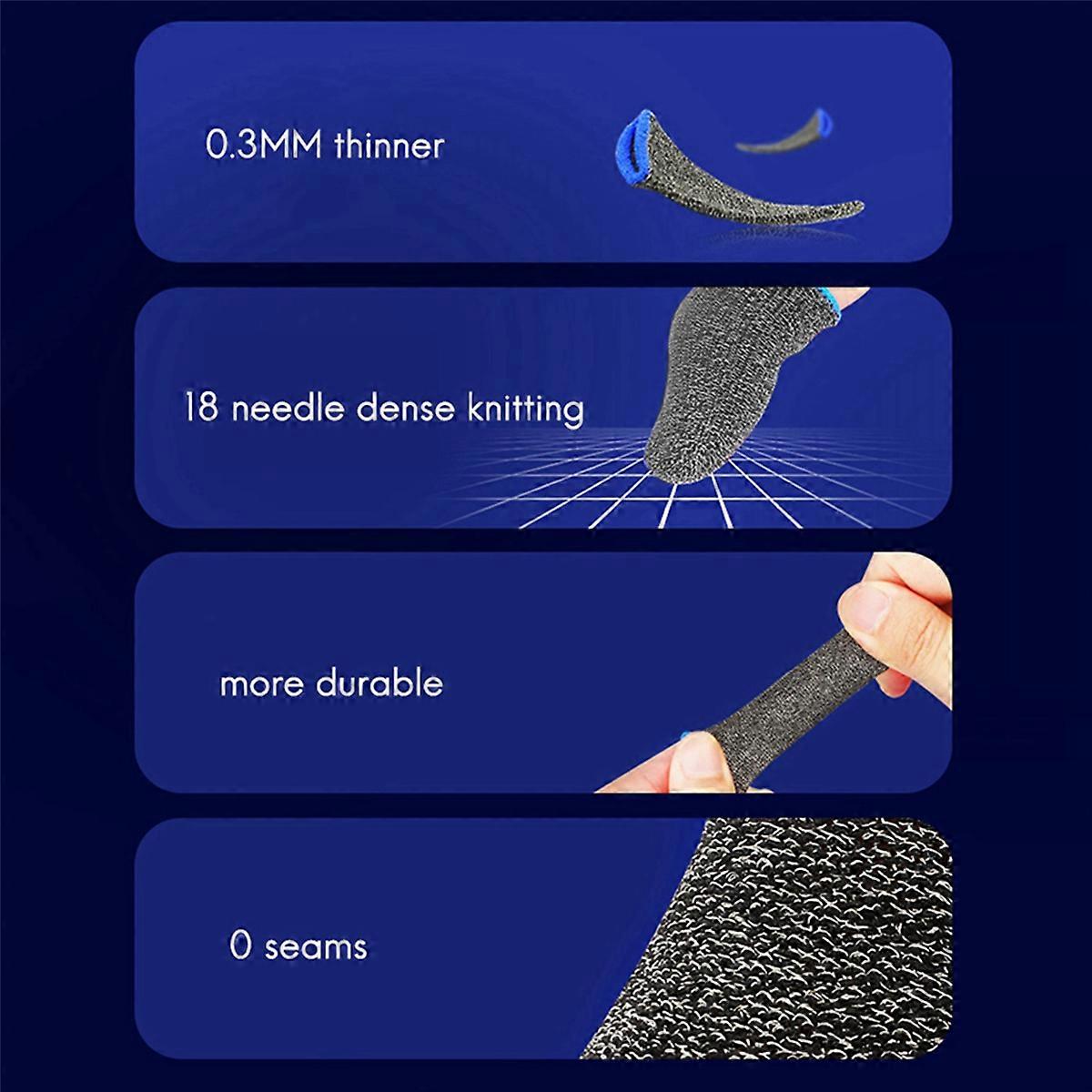 Gaming Finger Cots, Rutschfeste, SchweiiFeste Touchscreen-Handschuhe