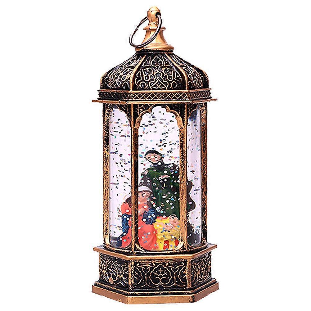 Creative Small Lamp Decorative Christmas Theme Led Light Desktop Night Light Plastic Material For Bedroom 1Set