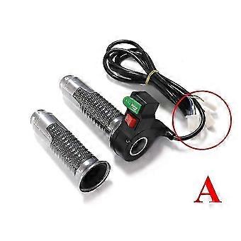 Maniglia Dell'acceleratore 60V 3 Velocità Interruttore Del Cambio Con Clacson Parte Di Modifica Della Bici Elettrica Per Harley Citycoco Scooter Moto E-Bike