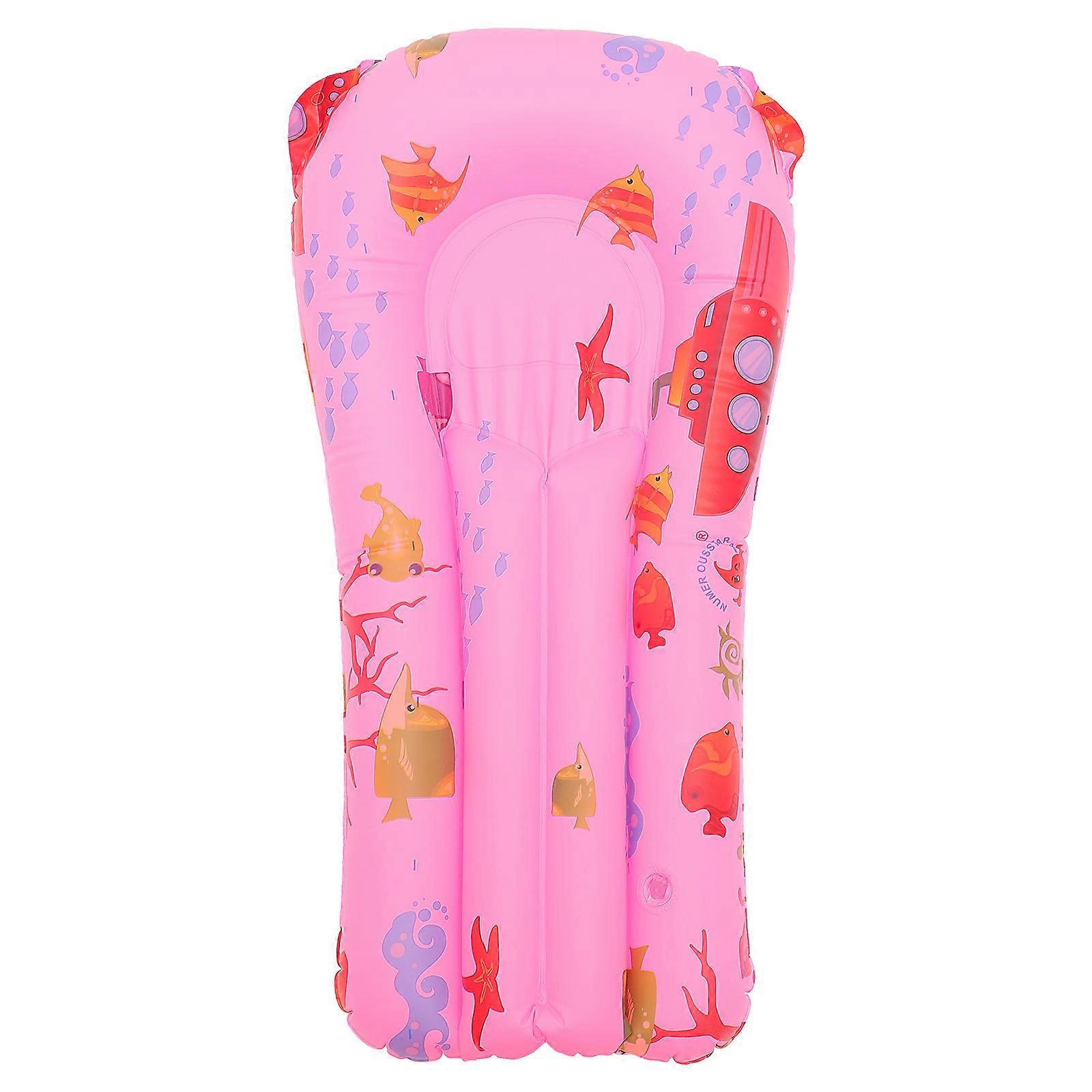 Swimming Pool Kickboard Floating Training Inflatable Parent-Child Interaction Pink 70.00X40.00X12.00cm 1Pcs