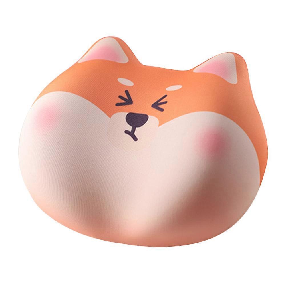Cute Dog Pattern Ergonomic Mouse Wrist Rest Soft Silicone & Memory Foam Cushion for Office & Home Use to Prevent Discomfort and Promote Comfort