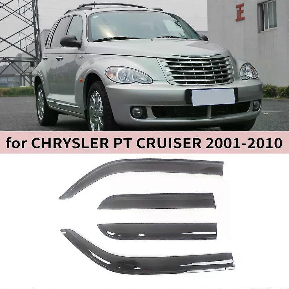 Suitable For Chrysler PT Cruiser 2001 2002 2003 2004 2005 2006 2007 2008 2009 2010 Wind Deflectors Rain Guards Door Visor Window Visor