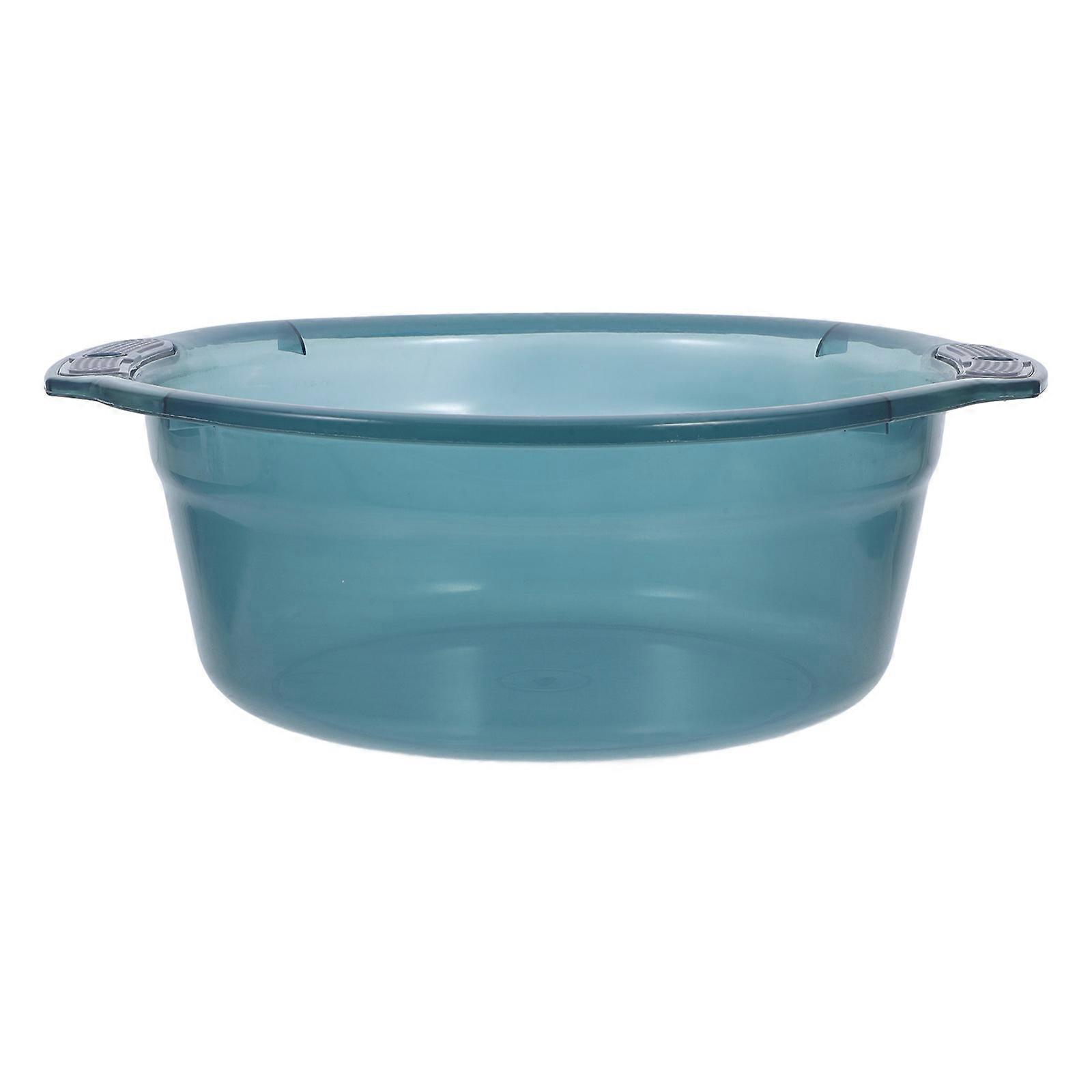 Portable Multi Functional Large Capacity Plastic Washbasin for Face Cleaning, Laundry, and Vegetable Washing – Versatile Basin for Home, Dormitory,