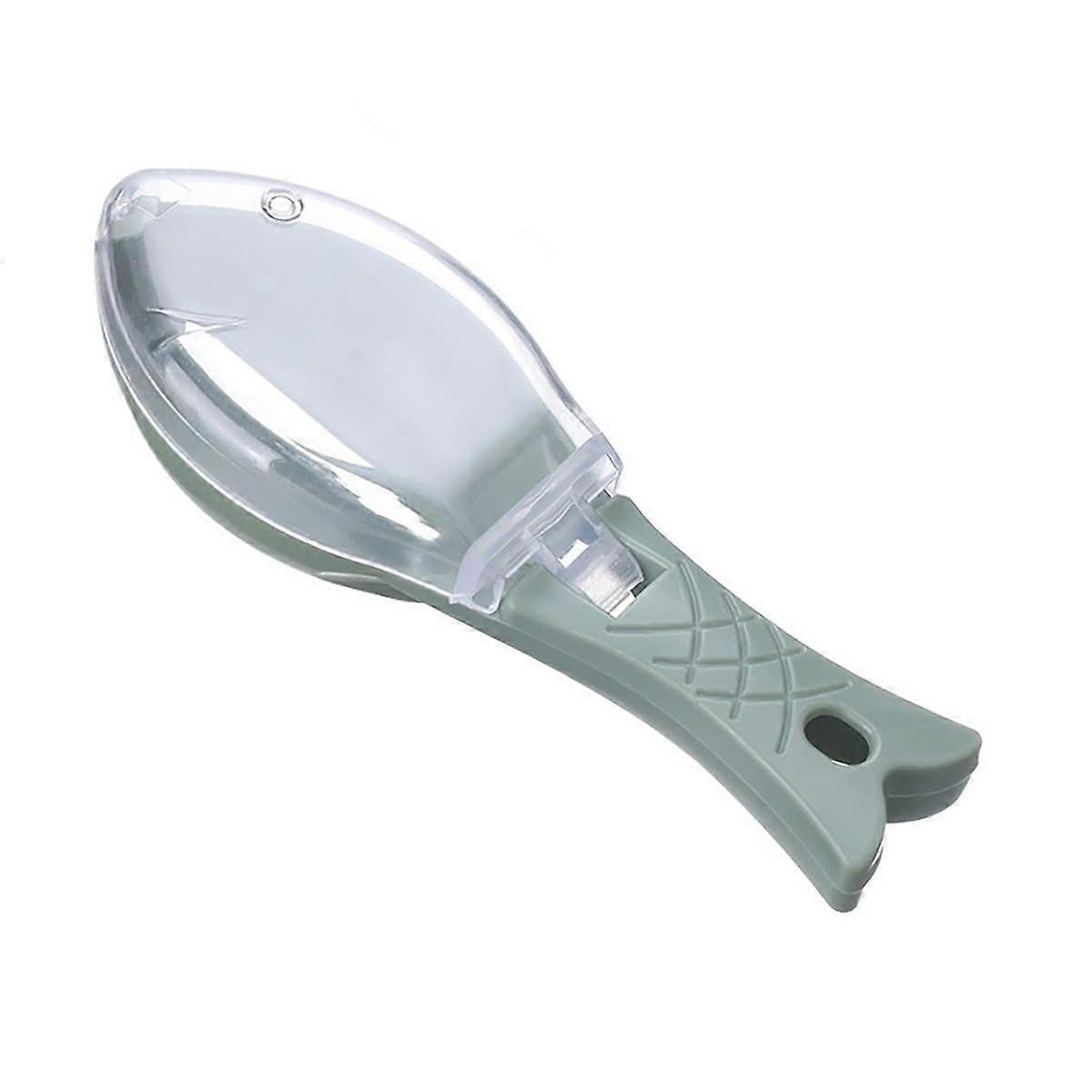 Fish scale remover, scraper, cleaning tool, multifunctional descaler, green