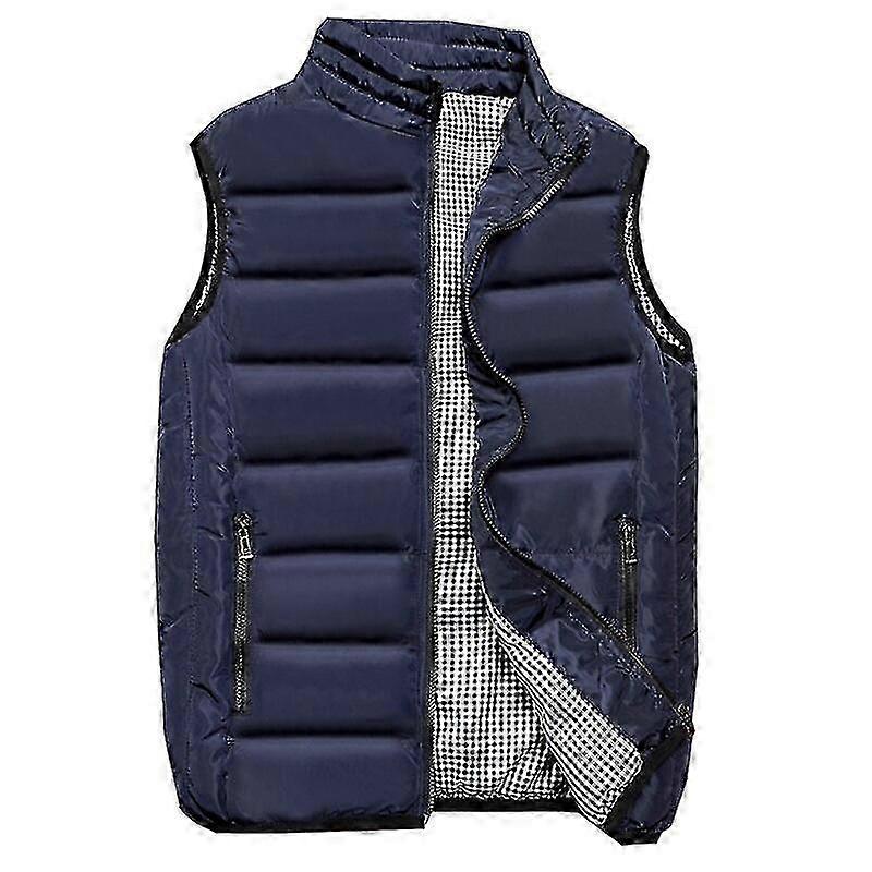 Casual Herren Ärmellose Weste Frühling Herbst Warme Mode Mäntel Dicke Weste Plus Size Weste 5XL