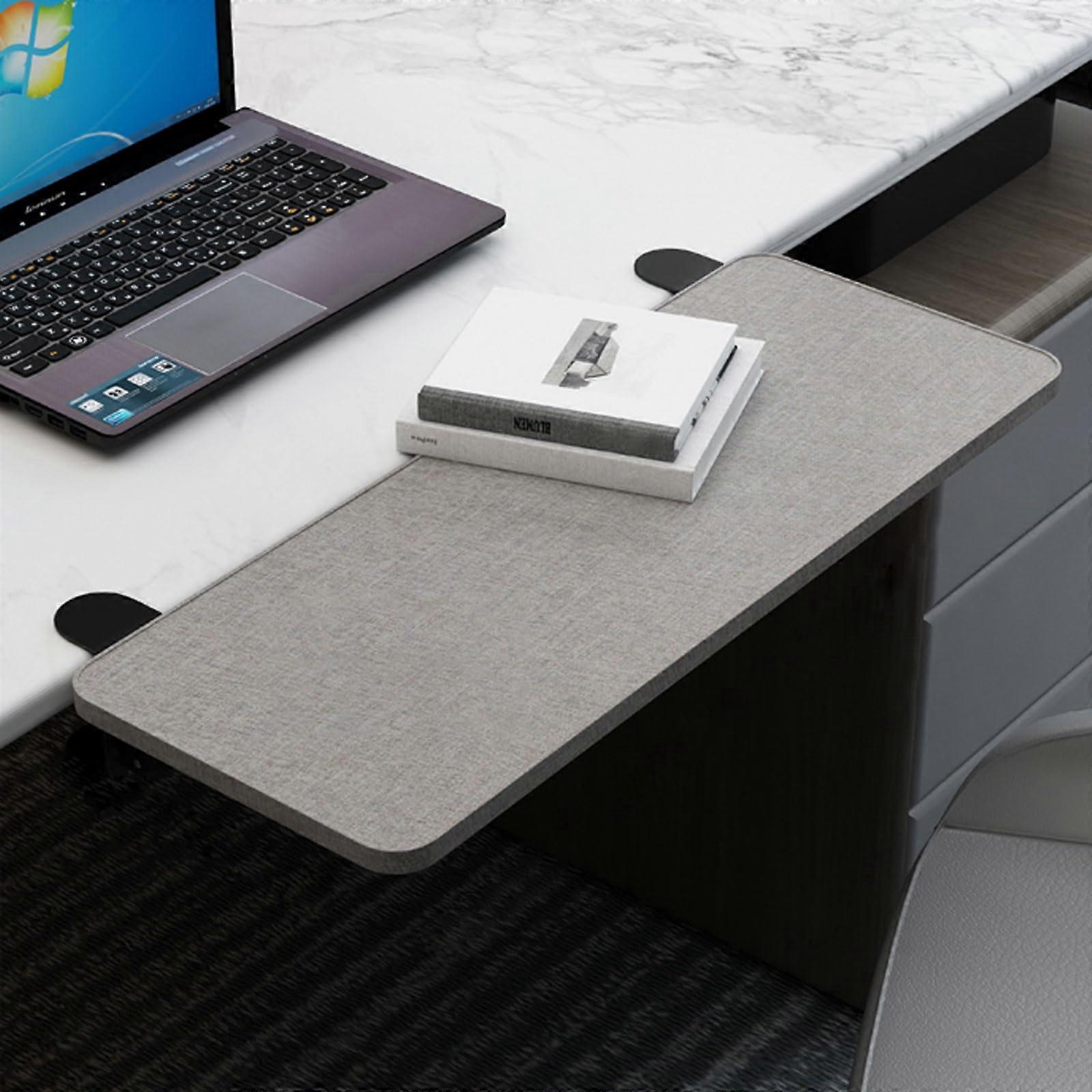 Desktop Keyboard Extension, Ergonomic Desk Extension, 90° Foldable Keyboard Tray, Punch, Lightgrey L 65*W 25cm