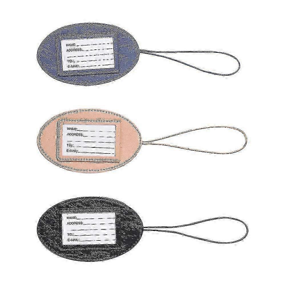 3pcs Multifunctional Luggage Tag and Boarding Pass Label (Random Color)