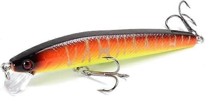 Fish Lure 10 cm 8.7 g with 3 Fishing Hooks and 3D Eyes for Bass Fishing, Artificial Lure, Color 11