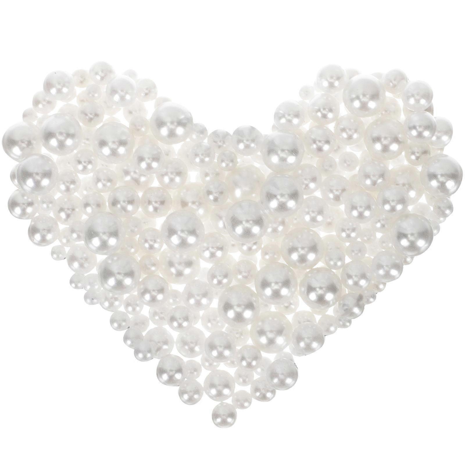 Beads For Making Jewellery Simulated Pearl Beads DIY Accessories Polished Plastic 440Pcs