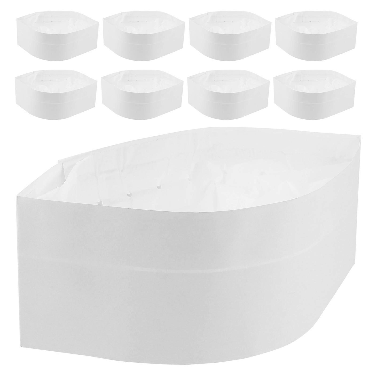 20pcs Disposable Paper Chef Hats for Men & Women – Cooking Caps for Restaurants, Kitchens, Bakeries, Sushi Bars & Outdoor BBQs – Hygienic Protective