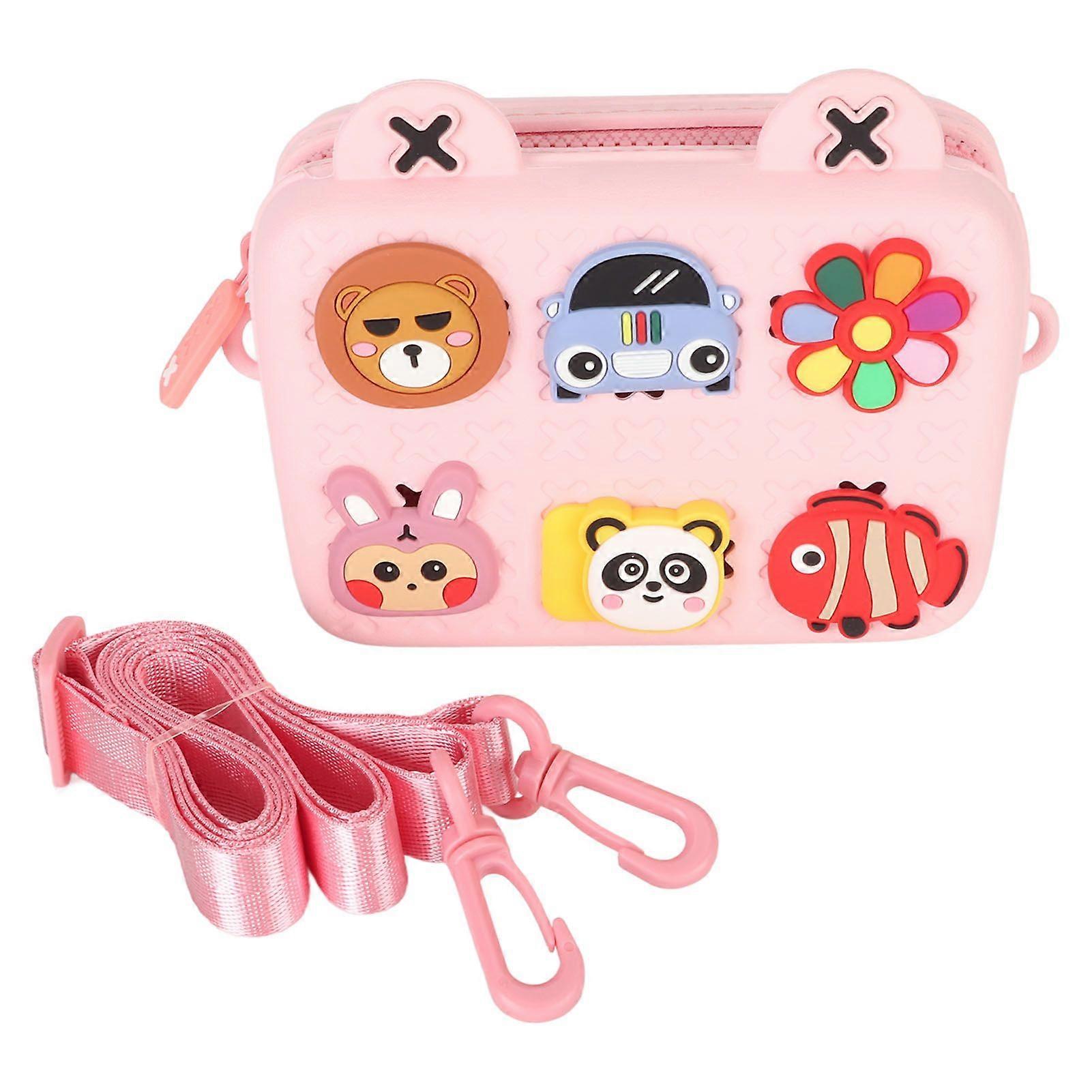 2025 Latest Model  Kids Camera Bag Large Capacity Adjustable Strap DIY Pattern