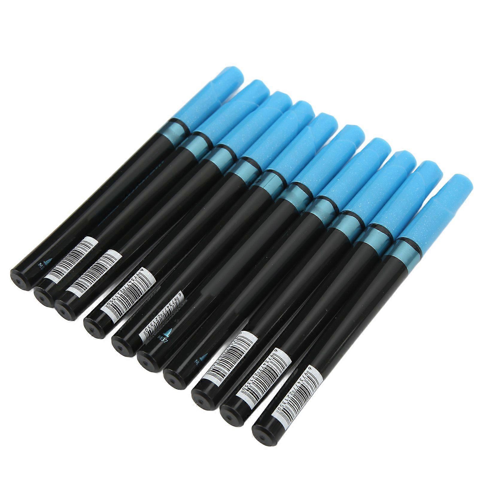 2025 Latest Model  10pcs Metallic Marker Blue Ink Quick Drying Thin Rounded