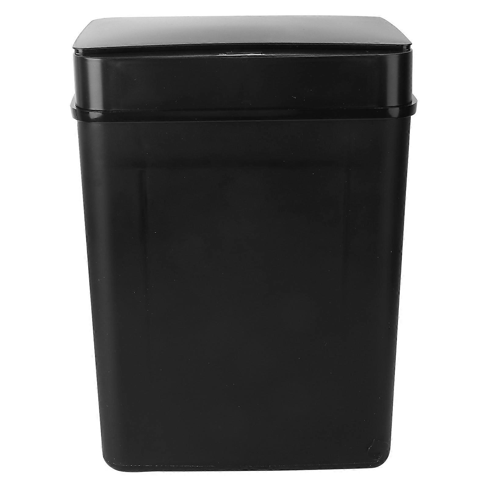 Indoor Trash Can Sensor Container Black 12.6x9.8x7.5Inch Silent Operation 1Pc
