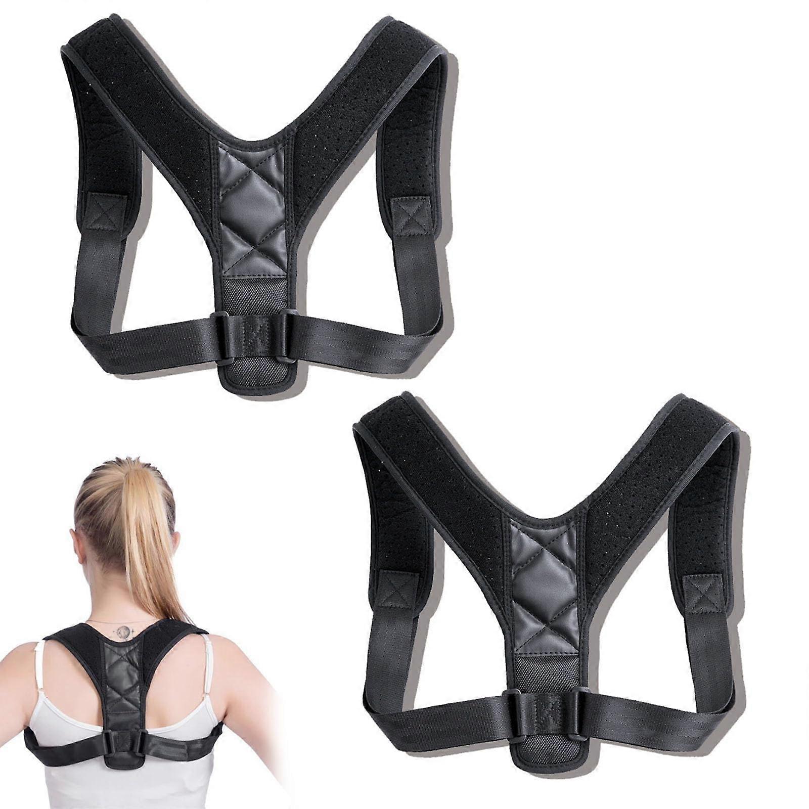 Posture Corrector for Men and Women, Adjustable Back Stretcher with Comfortable Support and Ergonomic Design