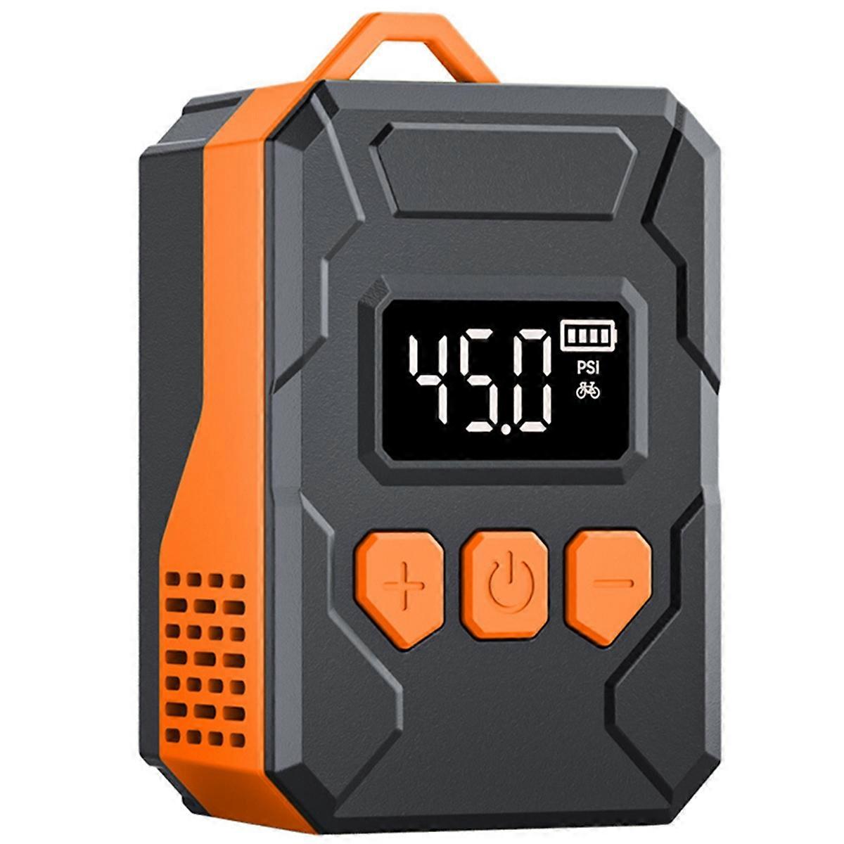 150PSI Mini Bike Pump, Bicycle Tire Inflator with Digital Pressure Gauge, Auto Stop Function Air Pu