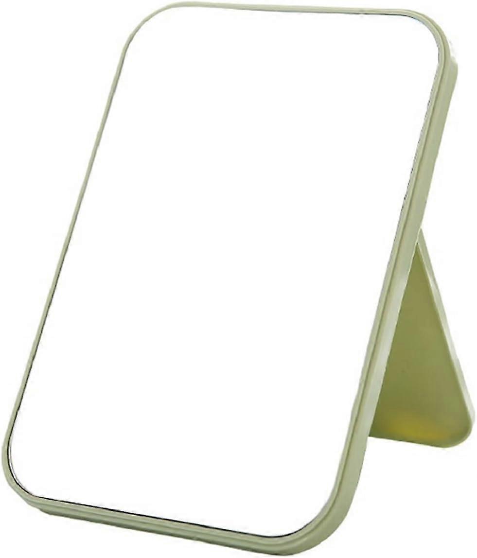 ZENGO Mirror Super HD Tabletop Mirror Foldable Bracket Designed Makeup Mirror Hand Free/Handheld Mirror green