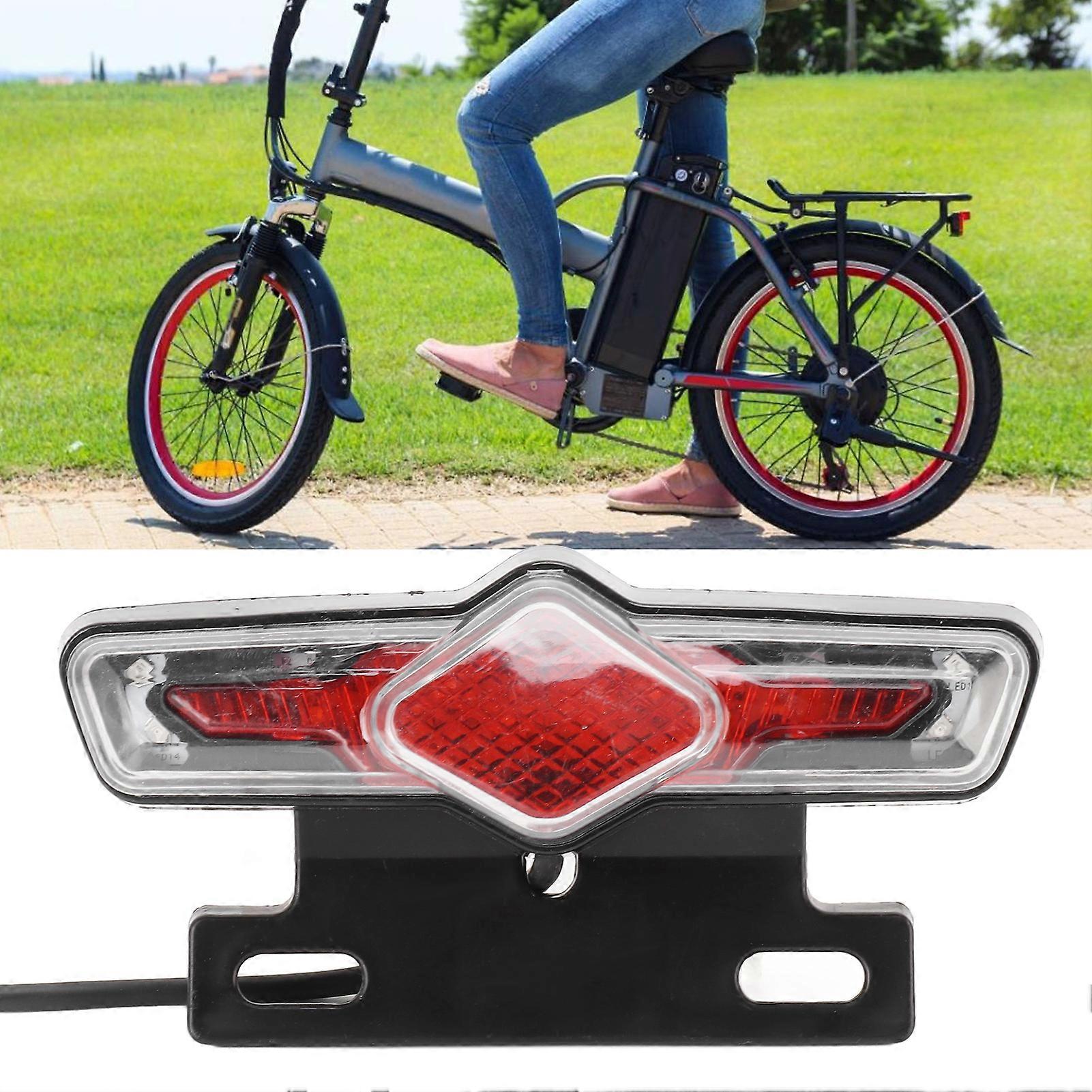 36V‑60V Electric Bike Tail Light Turn Signal Two in One Warning Signal for Night Riding