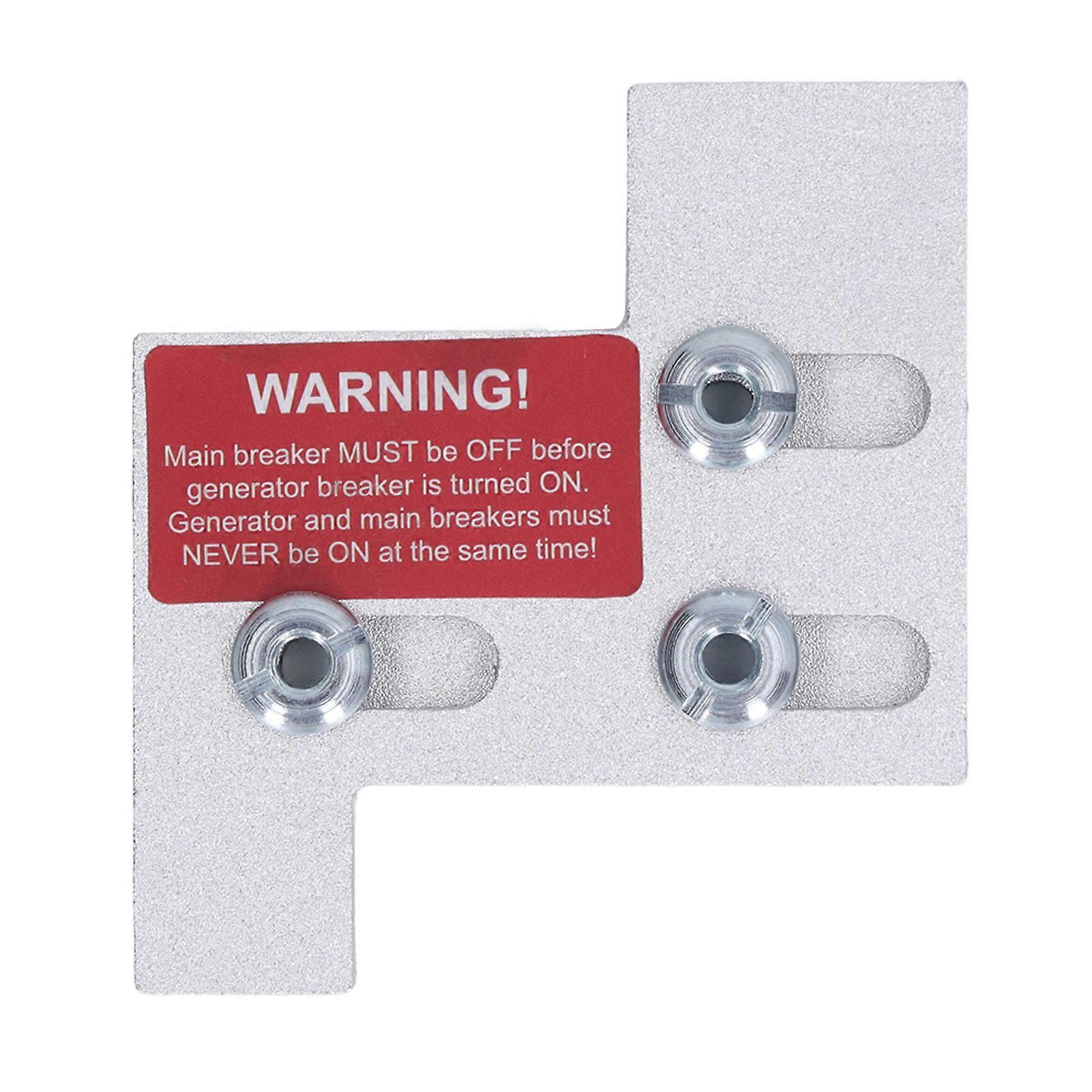 Generator Interlock Kit Compatible with for General Electric CE 150 Or 200 Amp Panel 1 1/4 Inch Spacing 