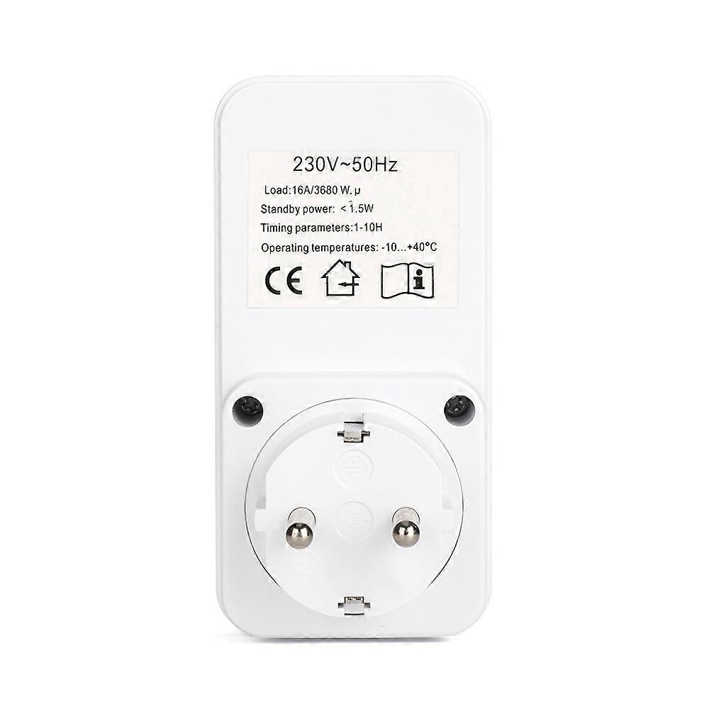 1~10 Hours Countdown Timer Plug-in Socket Intelligent Time Setting Control Switch Energy Saving Outlet AC230V