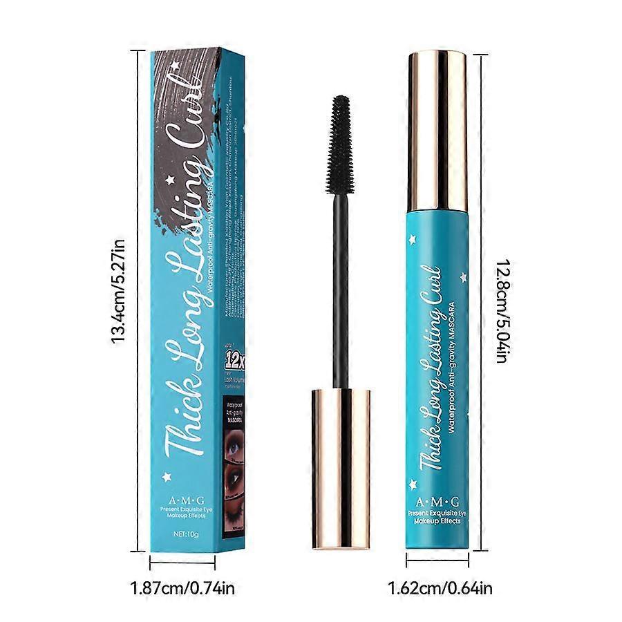 False Lash Mascara - Anti-gravity  and Waterproof, Long Lasting Beauty Make up, Eye Lash Enhancer Curl & No Clumping,All Lash Types
