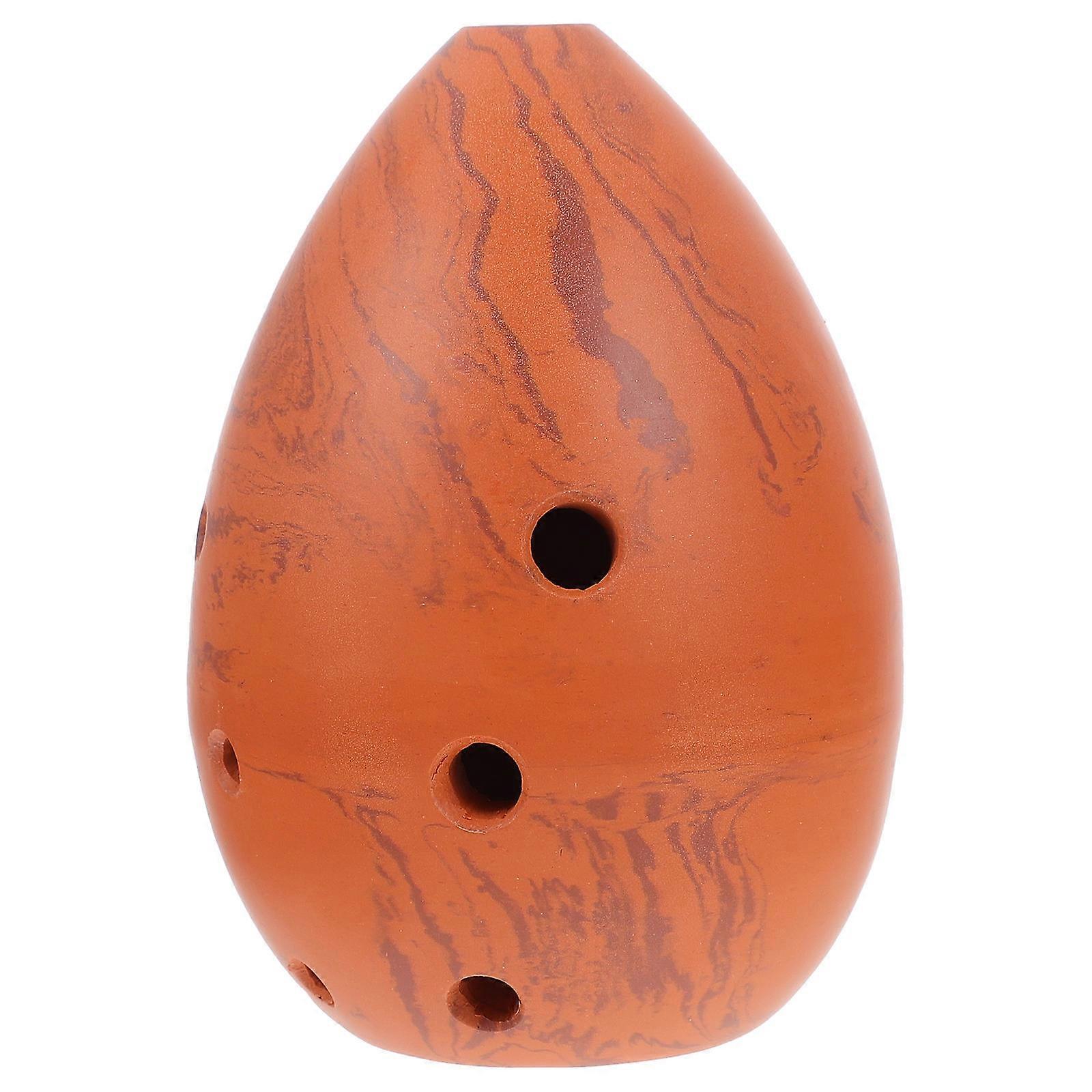 Chinese Element Musical Instrument Xun Traditional Design Brown Color Small Size For Beginners 1Set