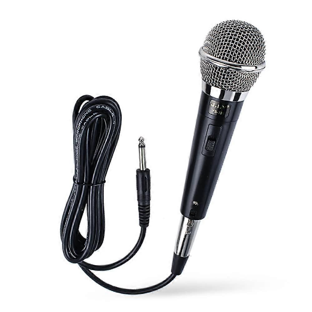 Wired Unidirectional Dynamic Karaoke Microphone with 3 Metre Cable for Singing, Public Speaking, Weddings, and Outdoor Events