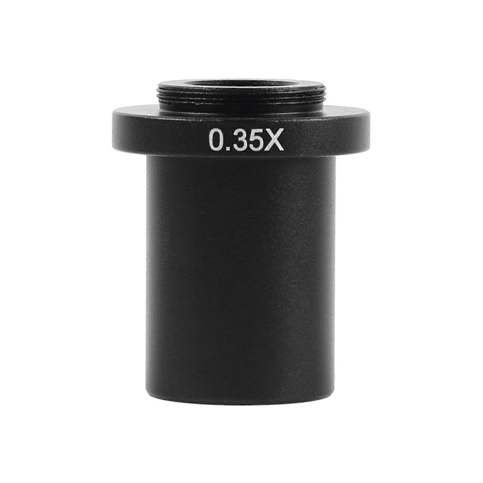 Industrial microscope camera lens, 0.35X 0.5X 1X Cmount adapter for 10A 0.7X4.5X microscope lens