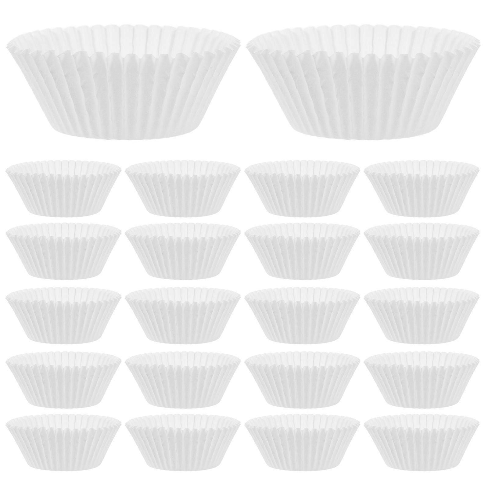 هيموتون 100 قطعة أكواب كعكة ورقية فطائر عالمية آيس كريم زبادي حلوى محمولة أكواب ورقية صغيرة