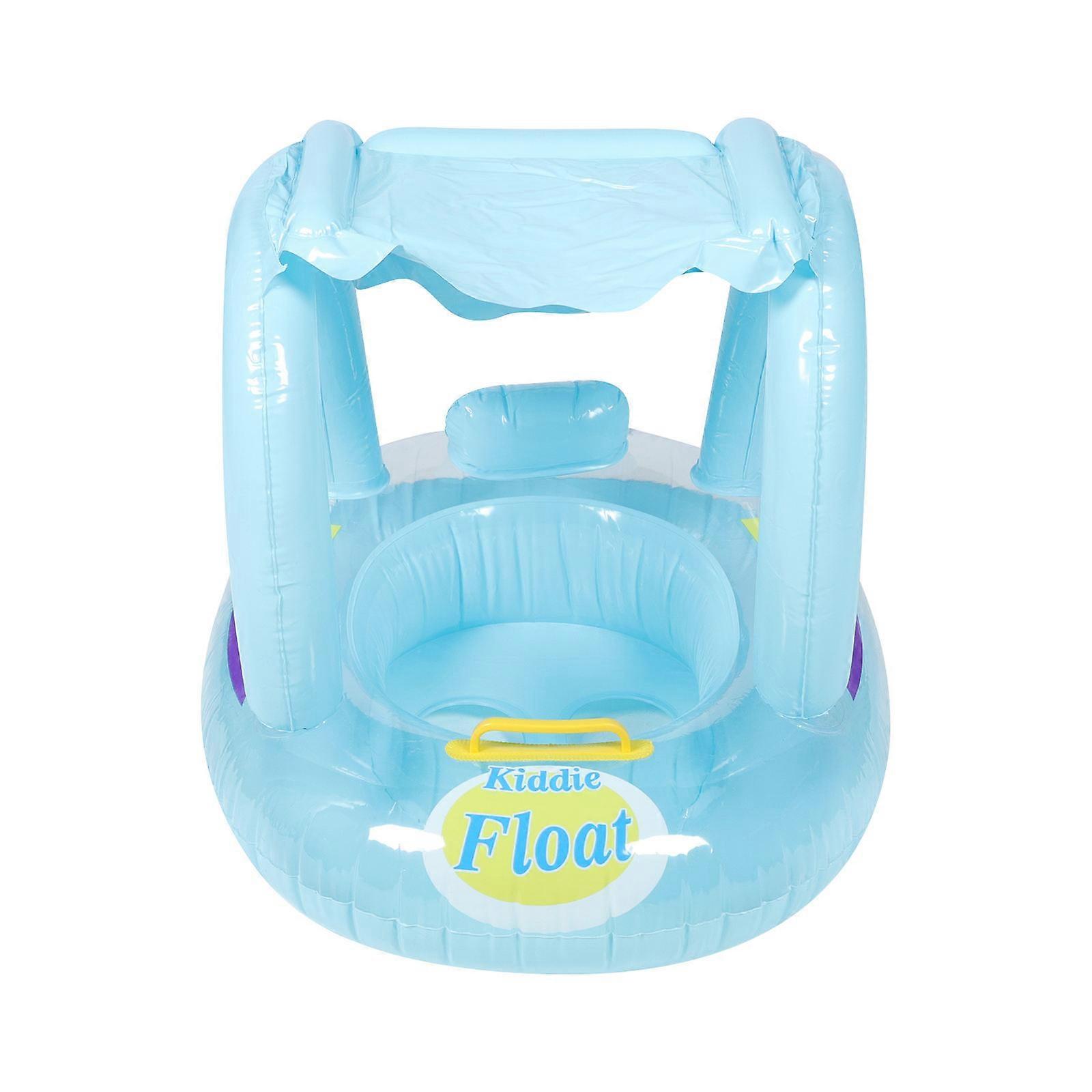 Swimming Floaties Pool Float for Children Safety Ergonomic Design Blue 65x56cm 1Pack