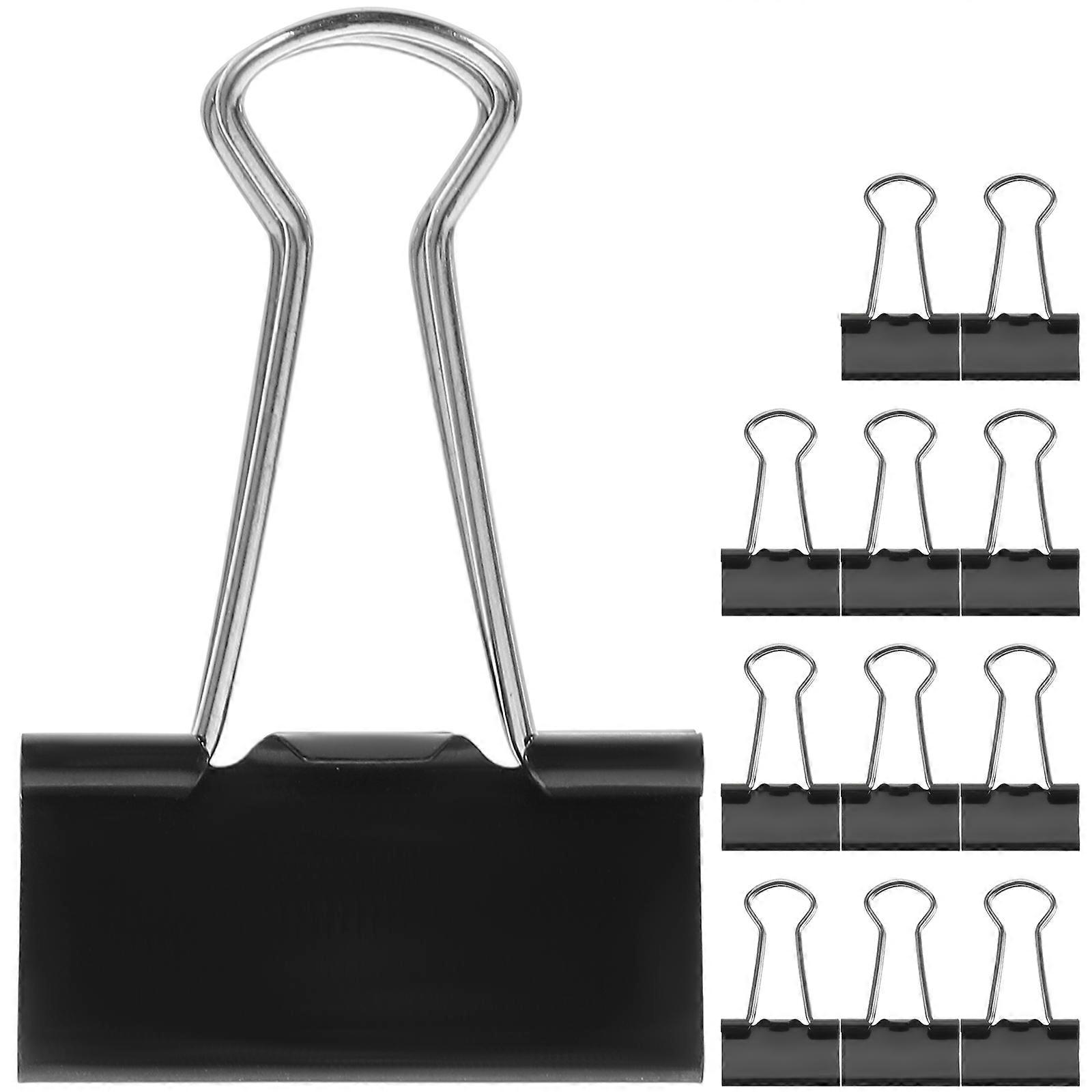 Bulk Binder Clips Paper Organization Note Organization Professionals 12Pcs