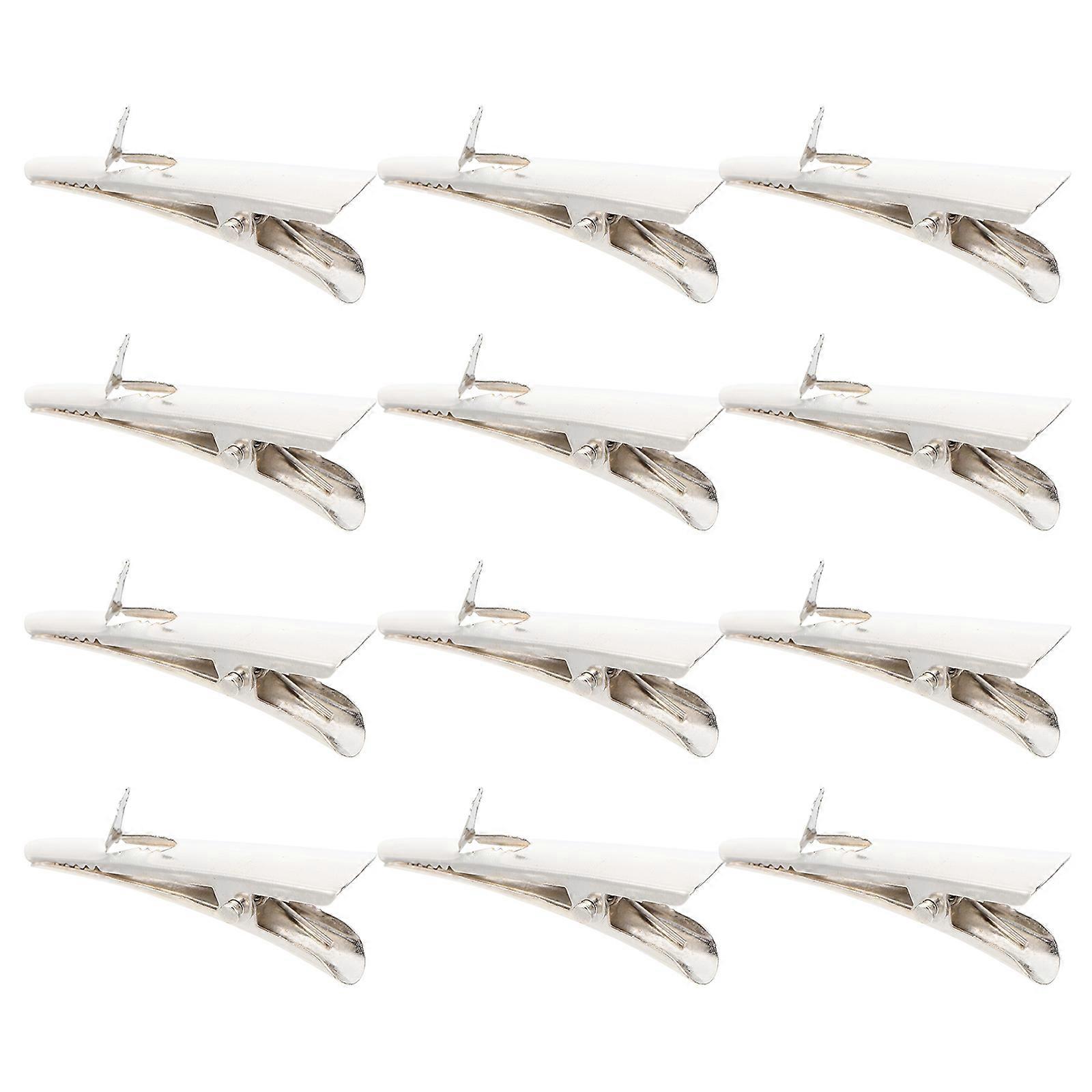 Silver Iron Clips for Christmas Decor and Reliable 100 Pieces Multipurpose Ornament Holders