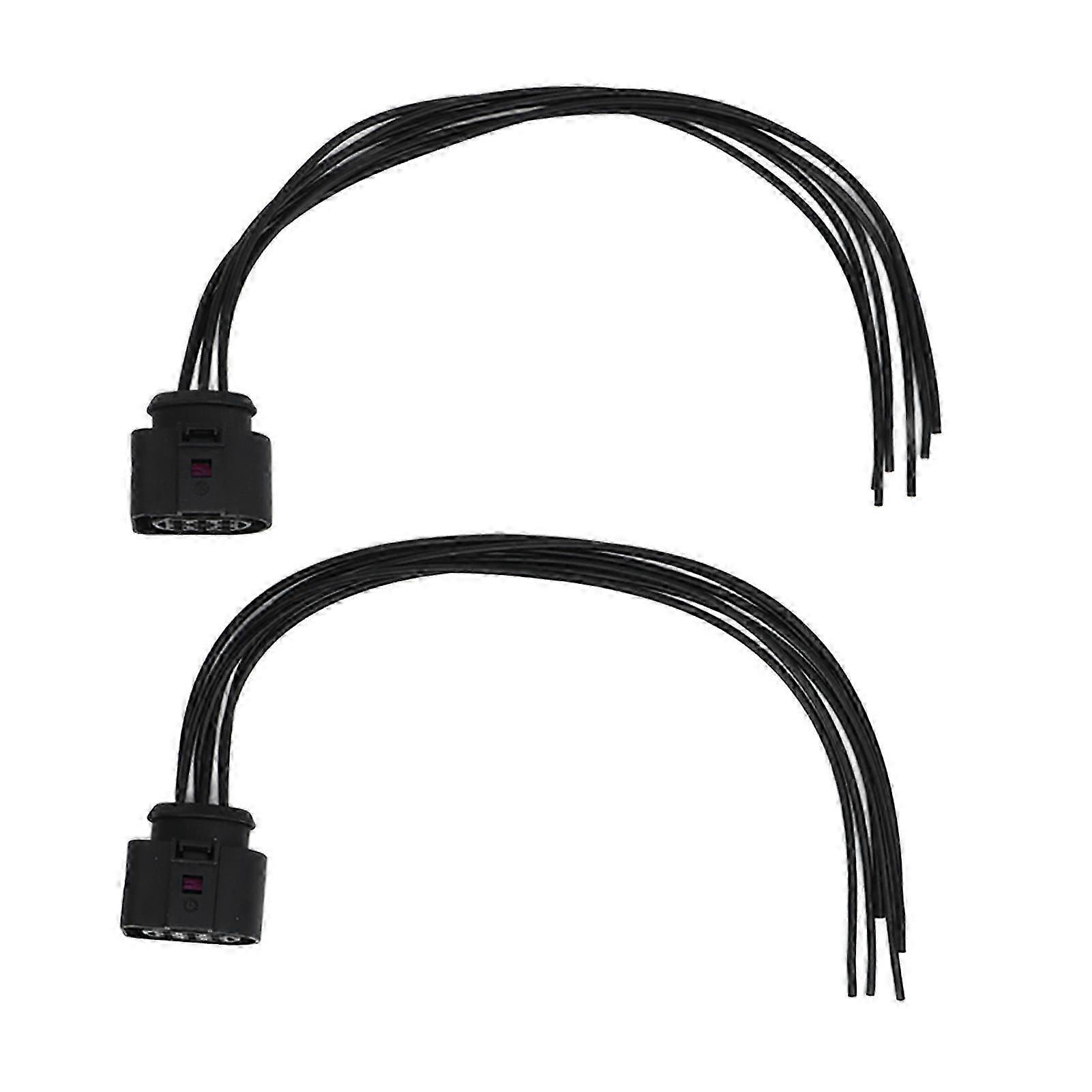 2Pcs 6 Pin Wired Connector Plug High Flexibility Stable Performance 1J0 973 733 for TT MK2