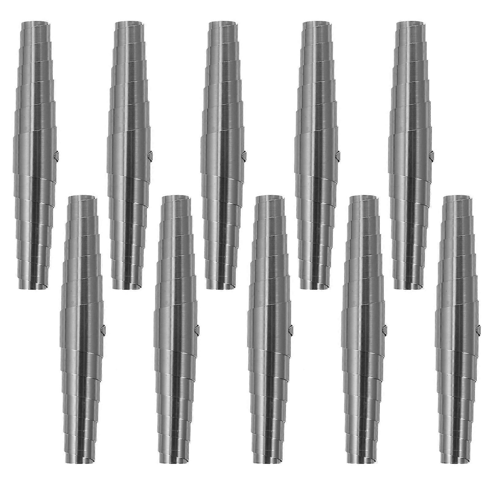 Steel Pruner Spring Practical Gardening Tool Replacement for Gardeners 10 Pcs Silver Color with Good Flexibility